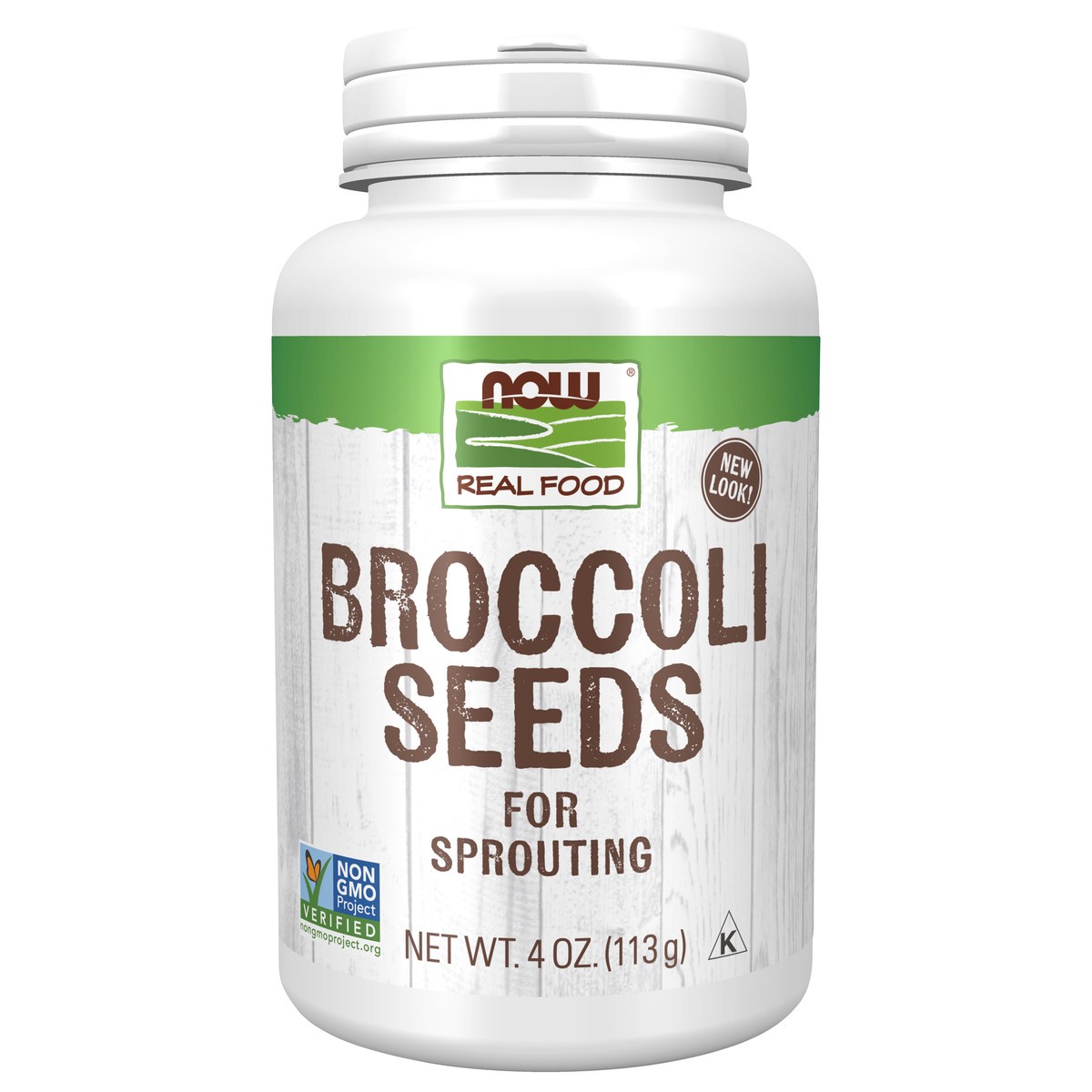 slide 1 of 4, NOW Natural Foods Broccoli Seeds - 4 oz., 4 oz