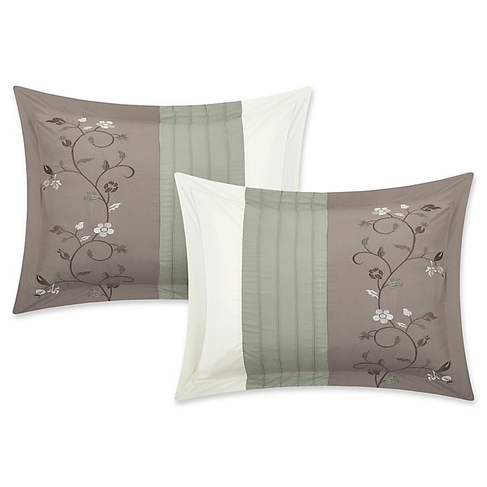 slide 4 of 9, Chic Home Sona Queen Comforter Set - Sage, 20 ct