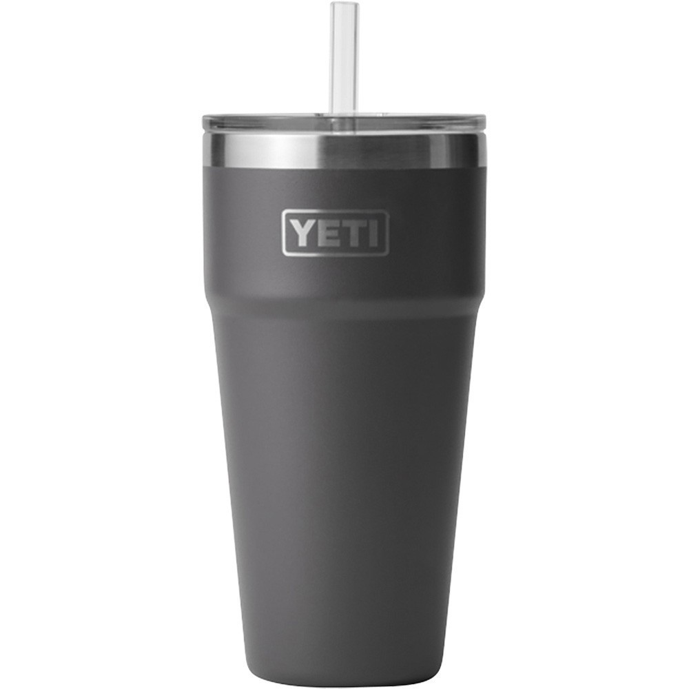 slide 1 of 1, Yeti Rambler 26oz Straw Cup Char, 1 ct