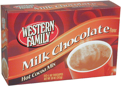 slide 1 of 1, Western Family Cocoa Mix Milk Chocolate - 12 oz, 12 oz