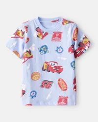 Carter's Carters Toddler Cars Lightning McQueen Short-Sleeve Graphic Tee - Blue Blue 2T