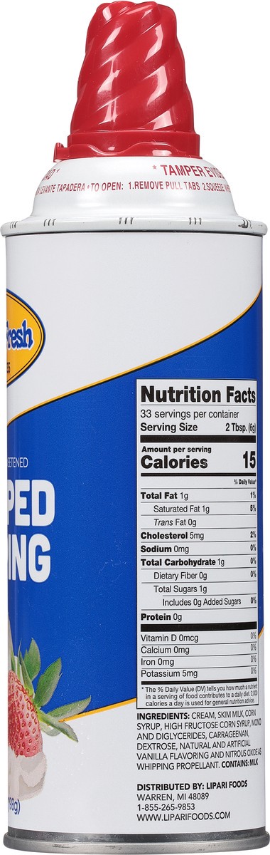 slide 6 of 9, Dairy Fresh Whipped Topping 7 oz, 7 oz