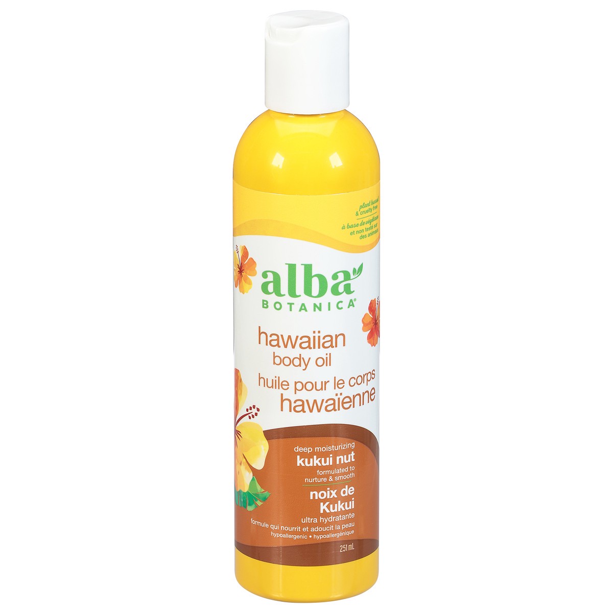 slide 1 of 7, Alba Botanica Deep Moisturizing Kukui Nut Hawaiian Body Oil, 8.5 oz