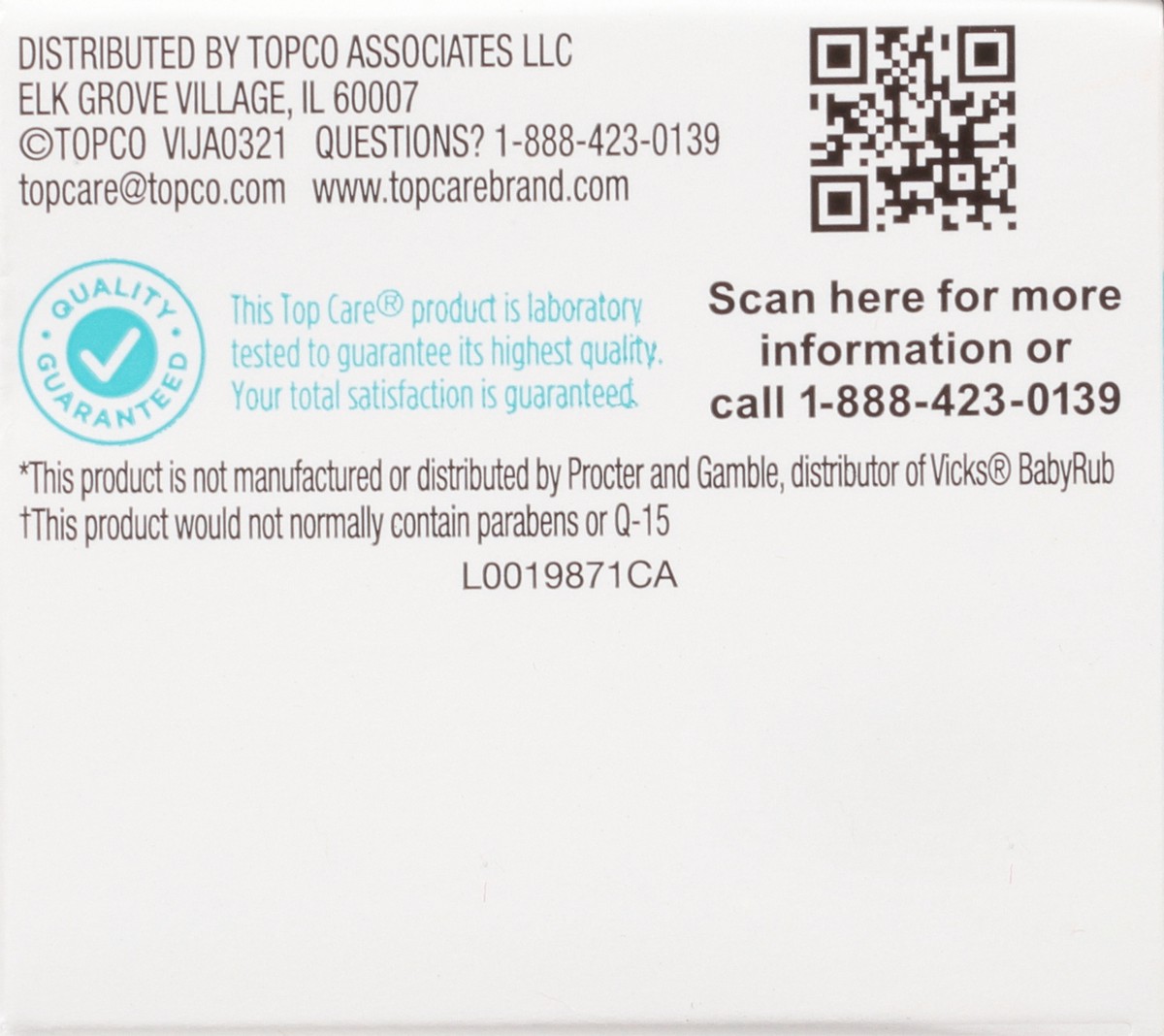 slide 5 of 15, TopCare Health Baby Chest Rub 1.76 oz, 1.76 oz