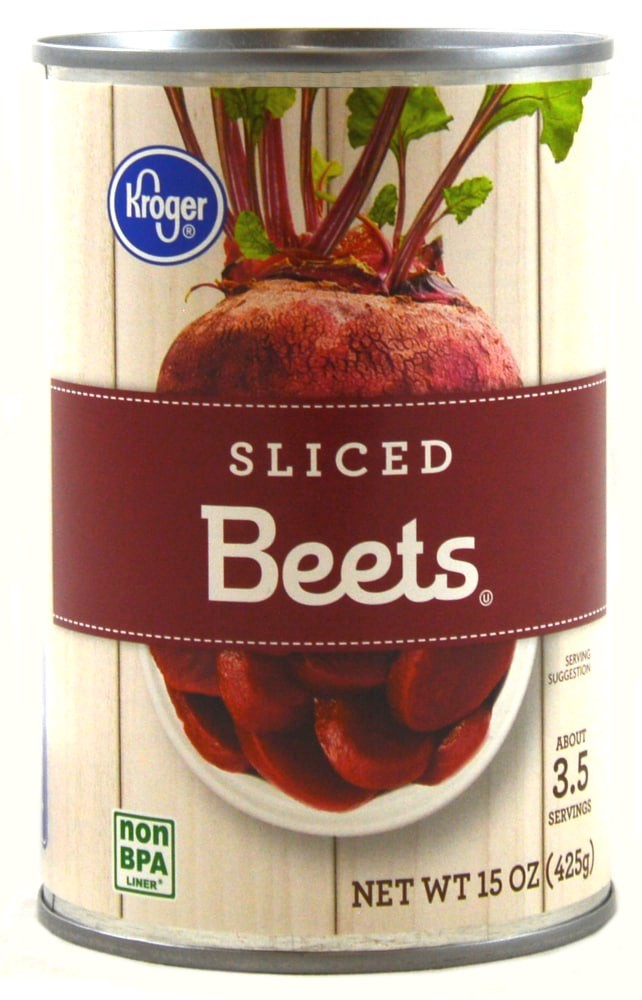 slide 1 of 4, Kroger Sliced Beets - 15 oz, 15 oz