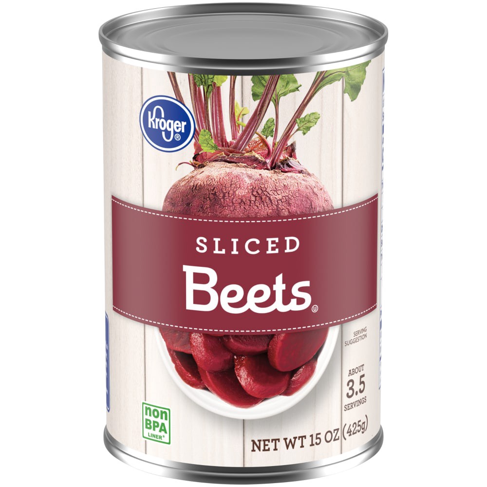 slide 1 of 6, Kroger Sliced Beets, 15 oz