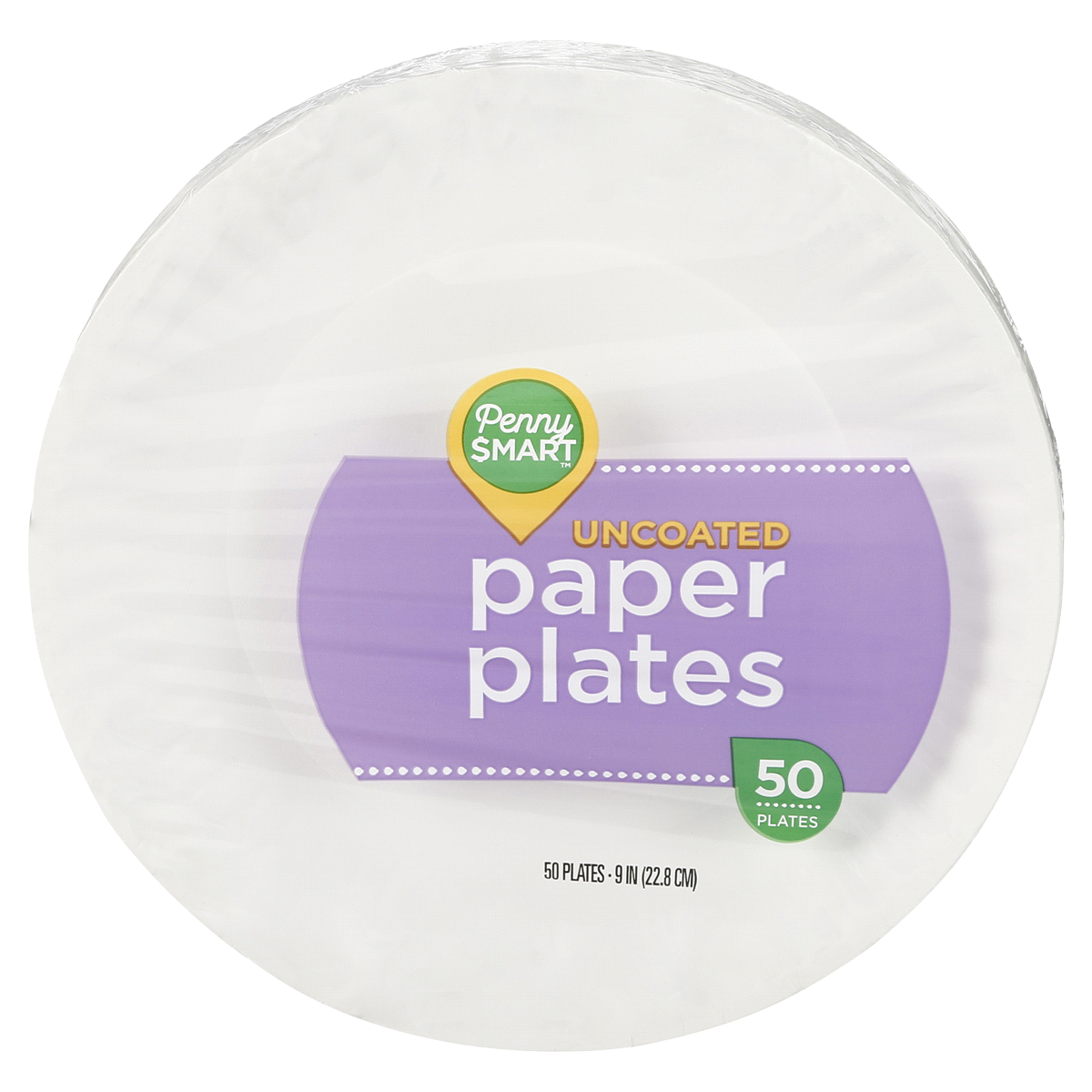 6 -Inch/9-Inch Paper Plates Uncoated, Disposable Plates Paper Plate Bulk,  White