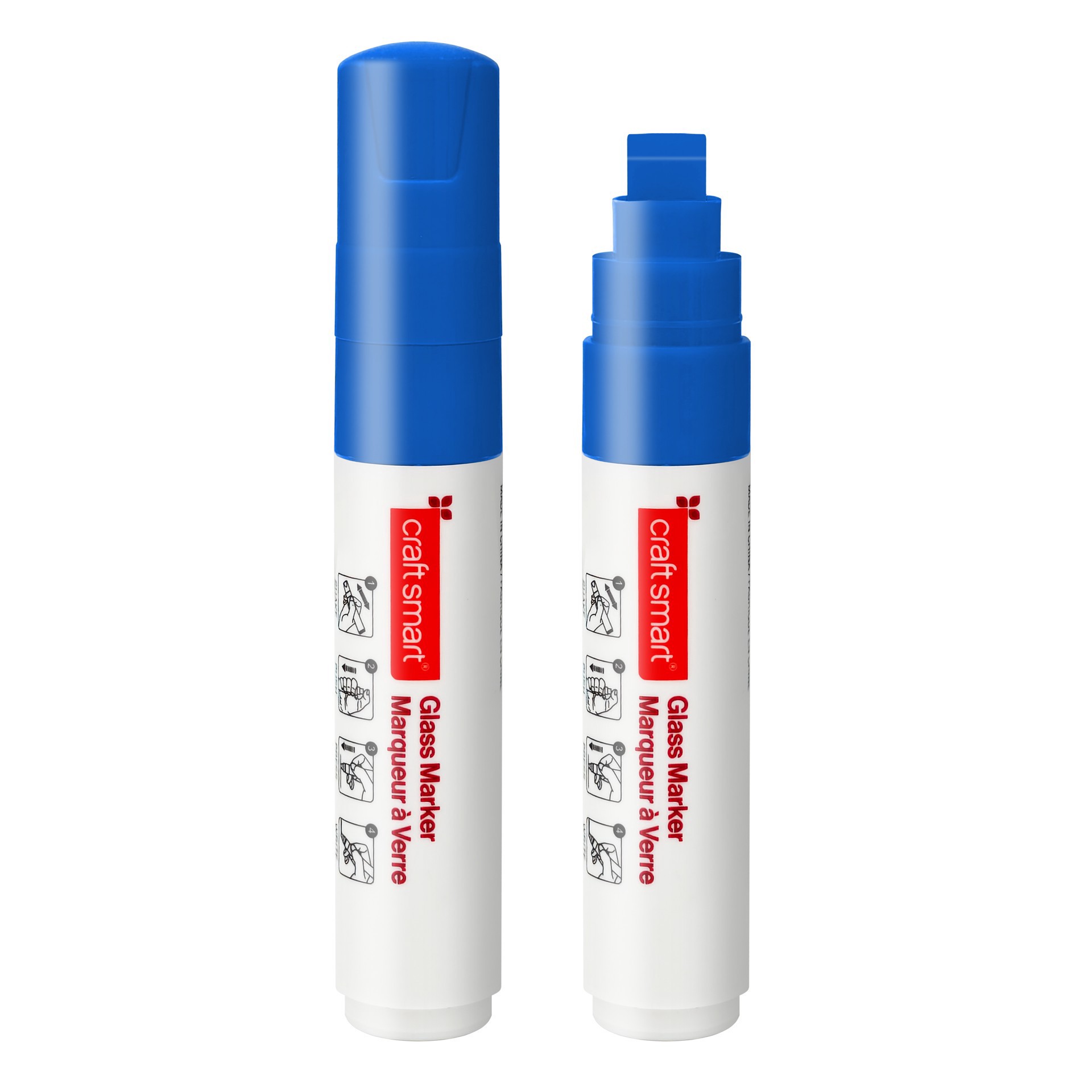 slide 2 of 3, 3-In-1 Nib Glass Marker By Craft Smart, 3 in-1 nib