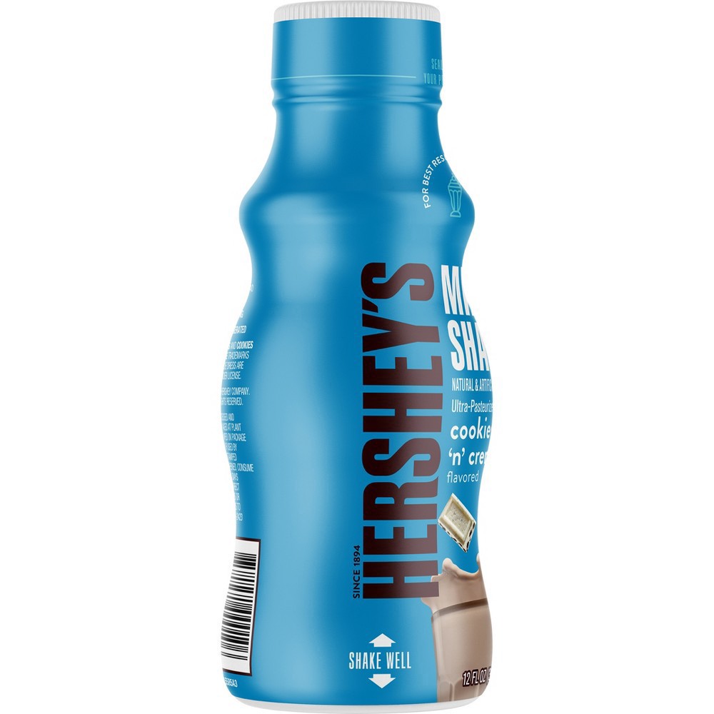 slide 2 of 6, Hershey's Cookies n Creme Flavored Milk Shake 12 fl oz, 12 fl oz