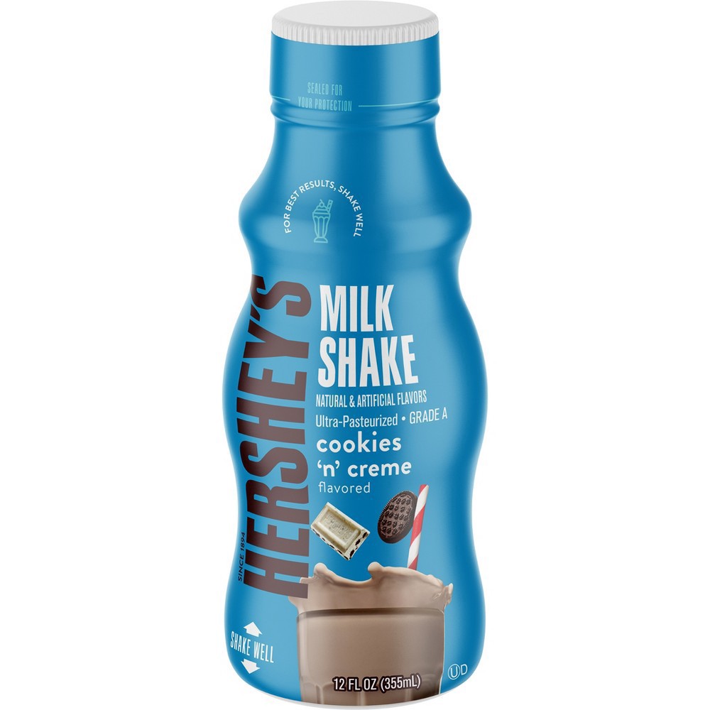 slide 4 of 6, Hershey's Cookies n Creme Flavored Milk Shake 12 fl oz, 12 fl oz