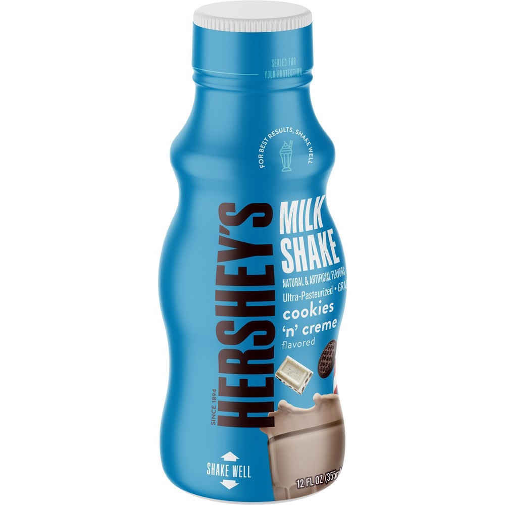 slide 5 of 6, Hershey's Cookies n Creme Flavored Milk Shake 12 fl oz, 12 fl oz