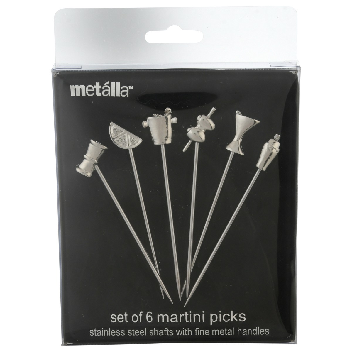 slide 8 of 10, Prodyne Metalla Set of 6 Martini Picks 1 ea, 1 ct