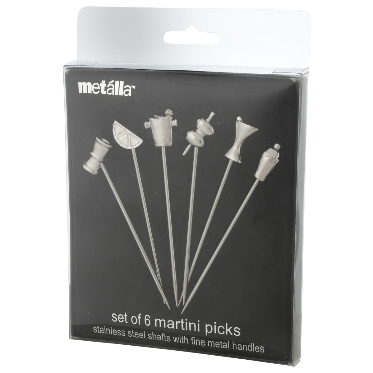 slide 4 of 10, Prodyne Metalla Set of 6 Martini Picks 1 ea, 1 ct