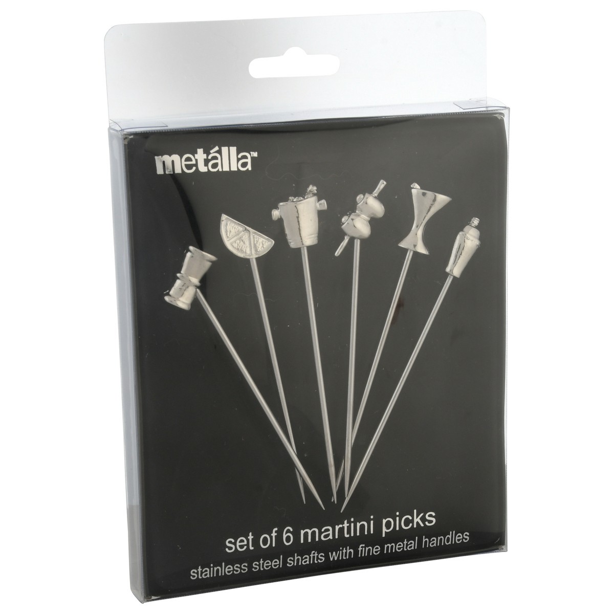 slide 3 of 10, Prodyne Metalla Set of 6 Martini Picks 1 ea, 1 ct