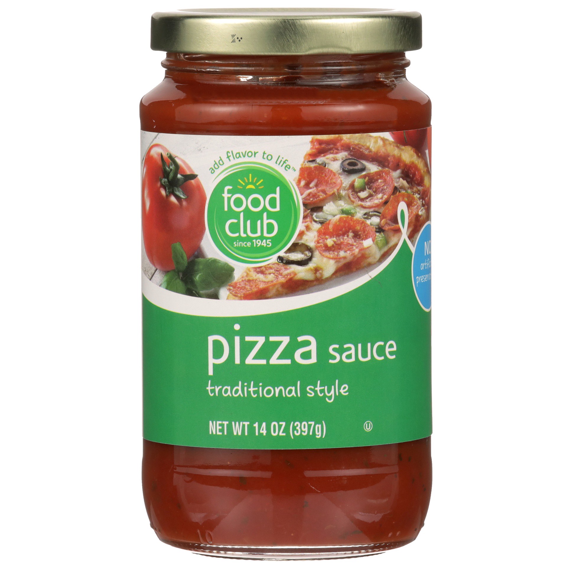 slide 1 of 6, Food Club Traditional Style Pizza Sauce 14 oz, 14 oz