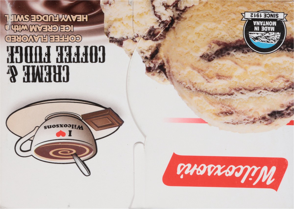slide 9 of 17, Wilcoxson's Cream & Coffee Fudge Ice Cream 0.5 gal, 1/2 gal