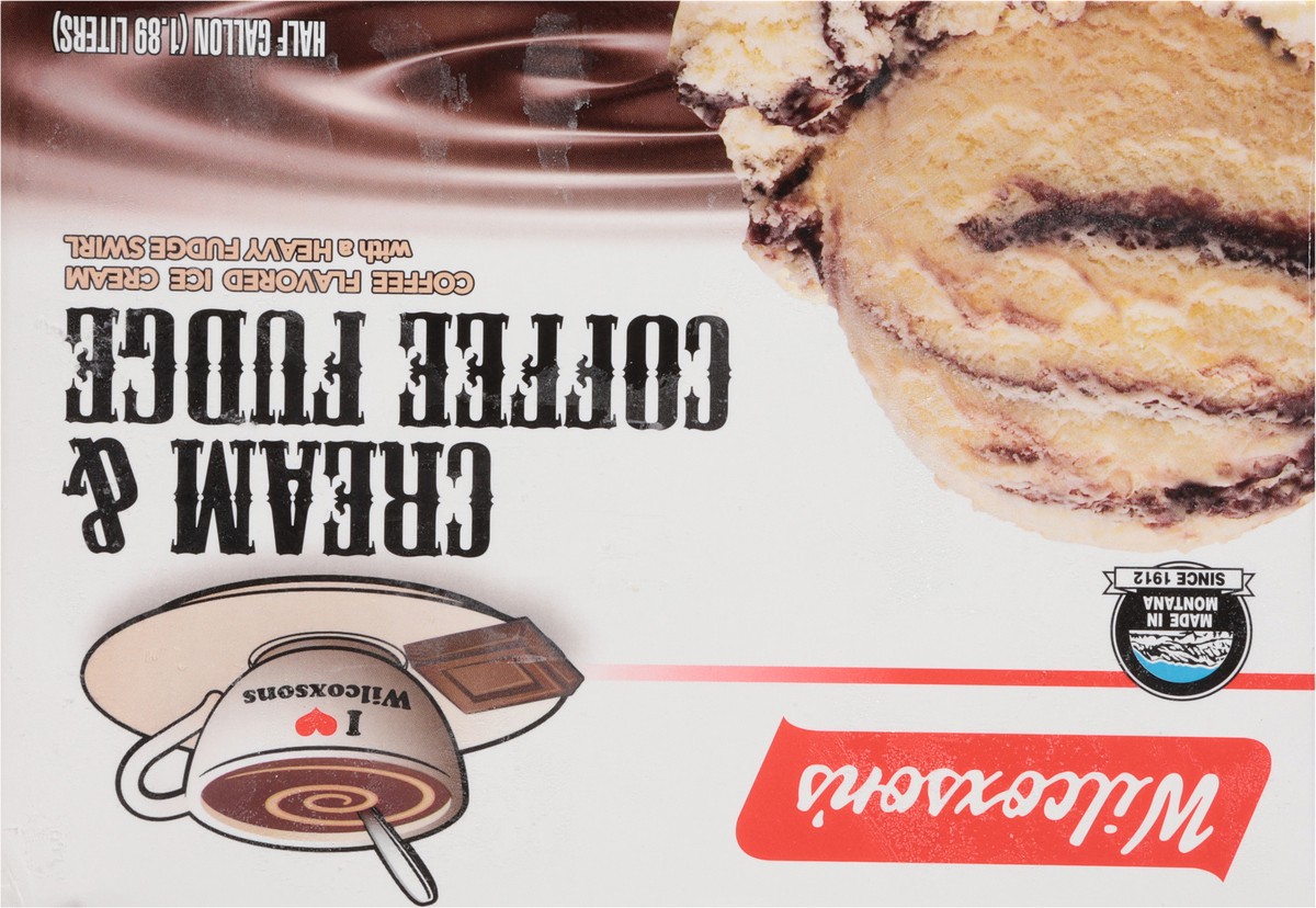 slide 7 of 17, Wilcoxson's Cream & Coffee Fudge Ice Cream 0.5 gal, 1/2 gal