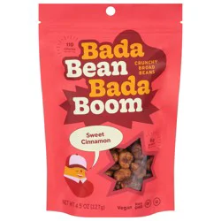 Bada Bean Bada Boom Crunchy Sweet Cinnamon Broad Beans 4.5 oz