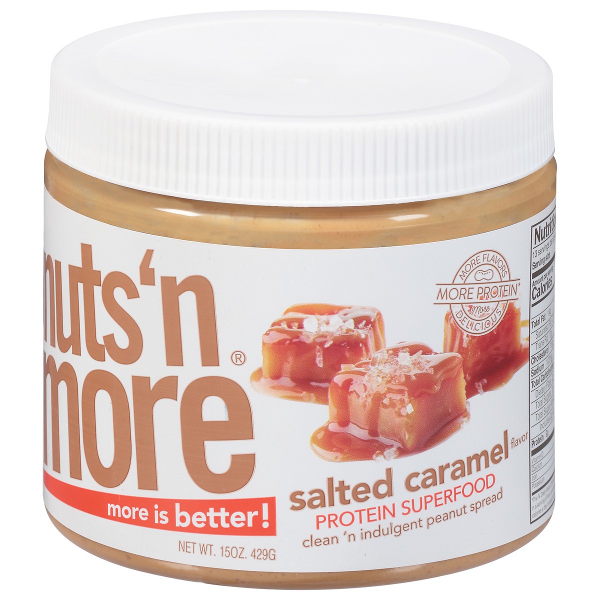 slide 14 of 14, Nuts 'N More Peanut Spread 15 oz, 15 oz