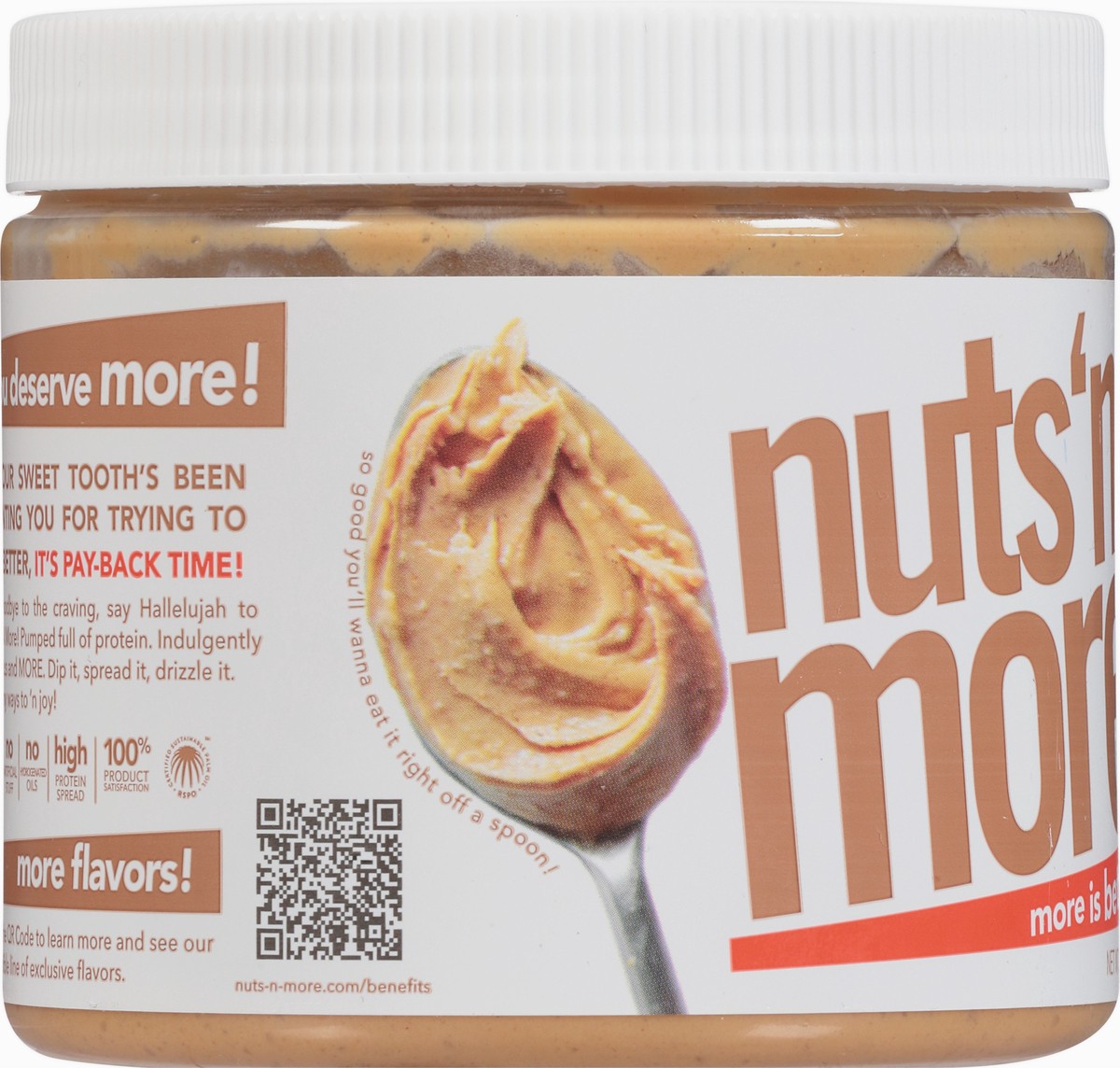 slide 3 of 14, Nuts 'N More Peanut Spread 15 oz, 15 oz