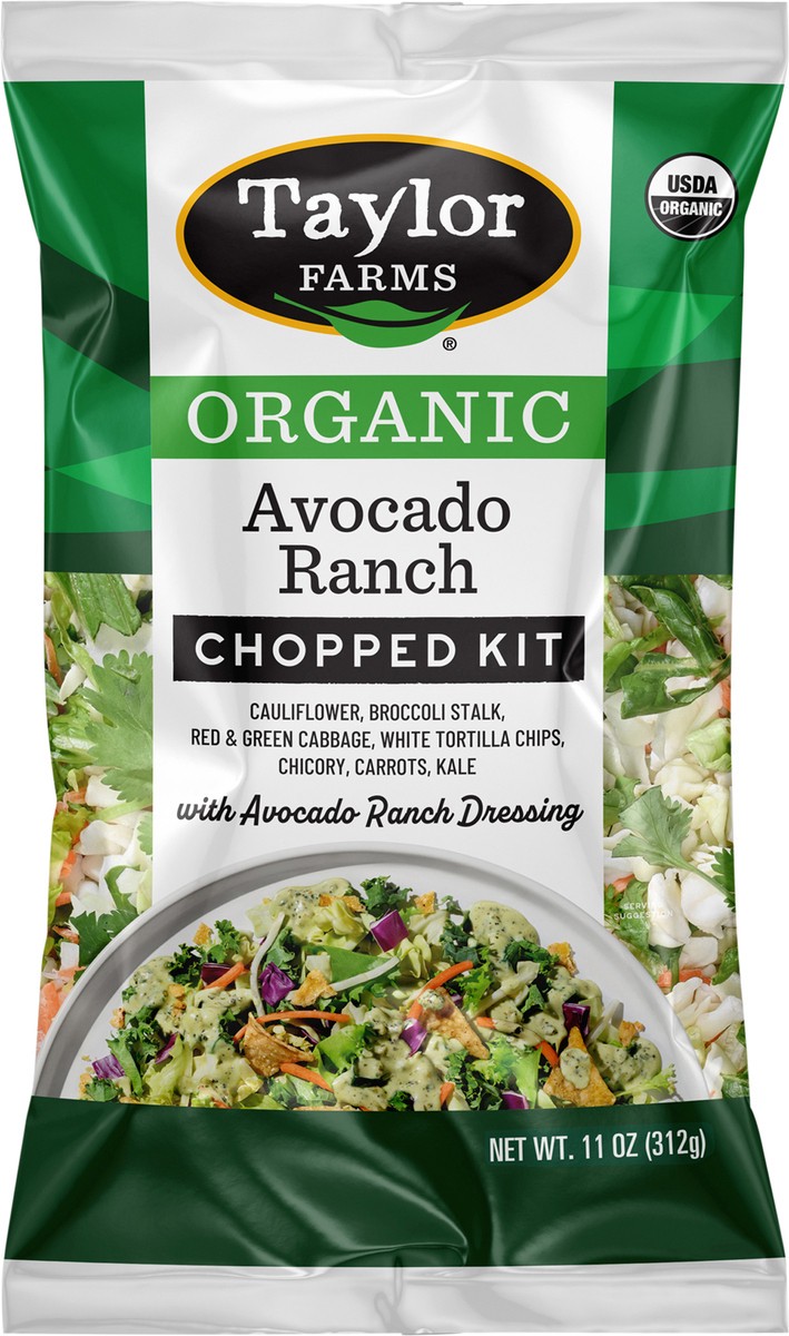 slide 6 of 7, Taylor Farms Organic Avocado Ranch Chopped Kit 1 ea, 11 oz