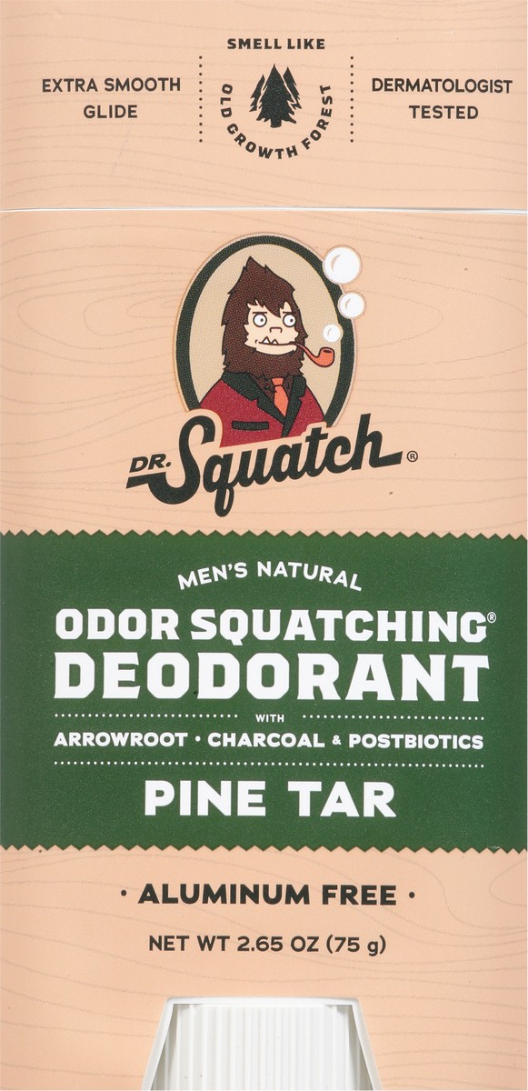 slide 4 of 12, Dr. Squatch Odor Squatching Aluminum Free Men's Natural Pine Tar Deodorant 2.65 oz, 2.65 oz