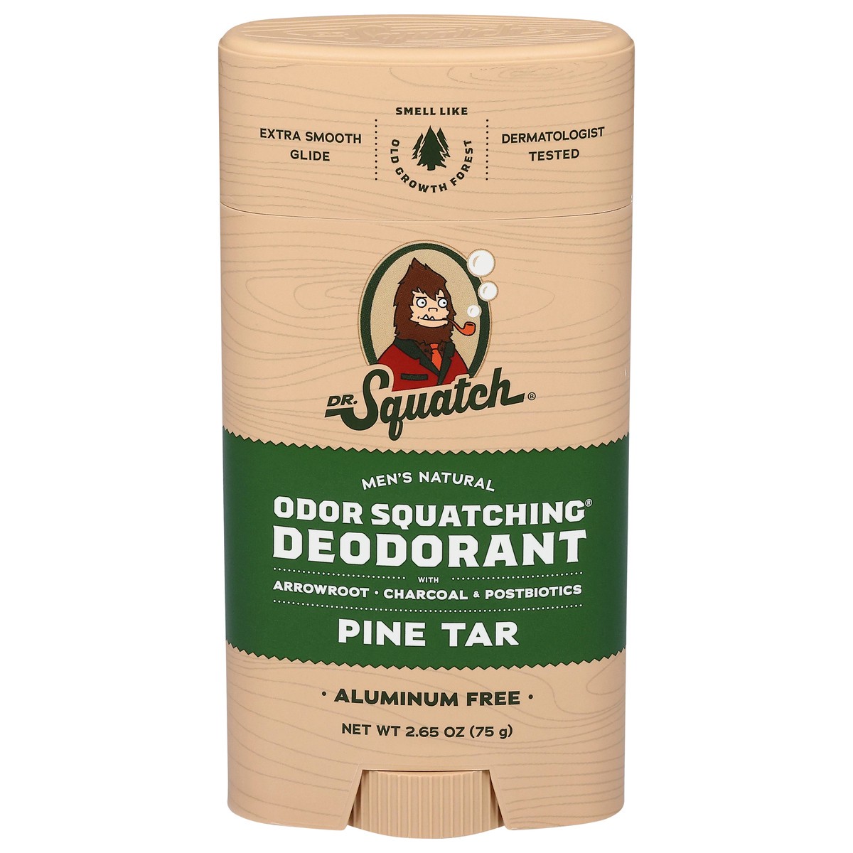 slide 1 of 12, Dr. Squatch Odor Squatching Aluminum Free Men's Natural Pine Tar Deodorant 2.65 oz, 2.65 oz