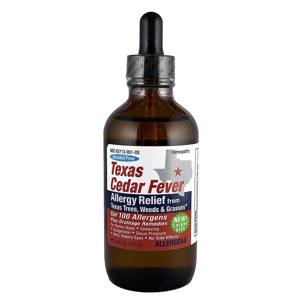 slide 1 of 1, Allergena Texas Cedar Fever Allergy Relief, 4 oz