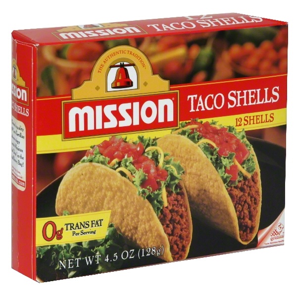 slide 1 of 1, Mission Missn Taco Shell Y, 12 ct