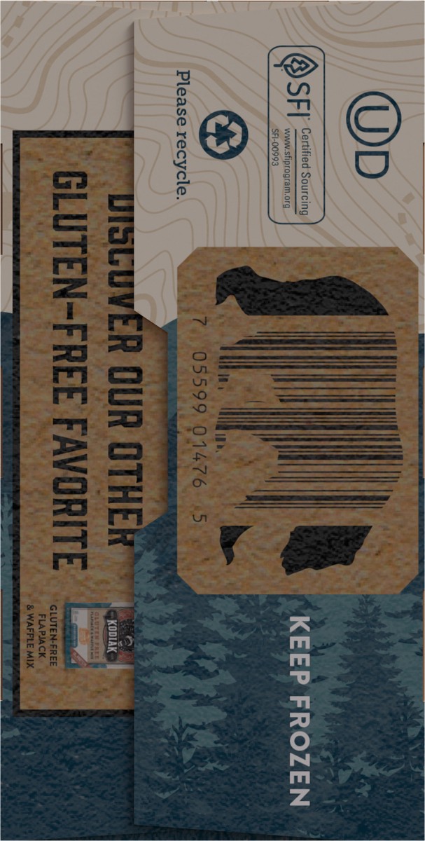 slide 2 of 8, Kodiak Cakes Power Waffles, Gluten Free Frontier Oat, 9 oz/6ct, 9 oz