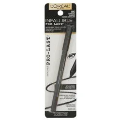 L'Oreal Infallible Pro-Last Charcoal 890 Waterproof Eyeliner Pencil 0.042 oz