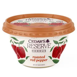 Cedar's Reserve Roasted Red Pepper Hommus