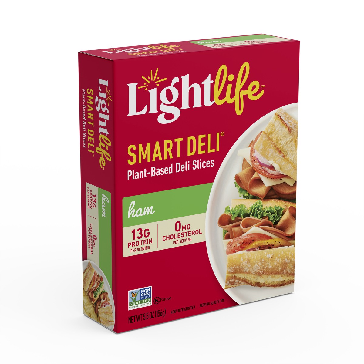 slide 3 of 9, Lightlife Deli Slices, 5.5 oz