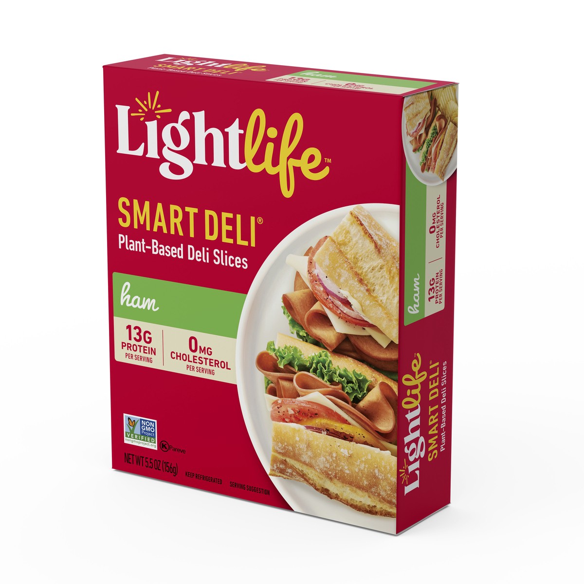 slide 4 of 9, Lightlife Deli Slices, 5.5 oz