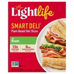 Lightlife Smart Deli Plant-Based Vegan Ham Slices