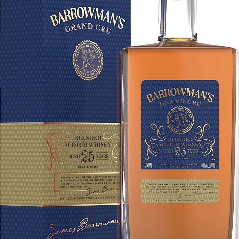 slide 1 of 1, Barrowmans 25yr Blended Scotch, 750 ml