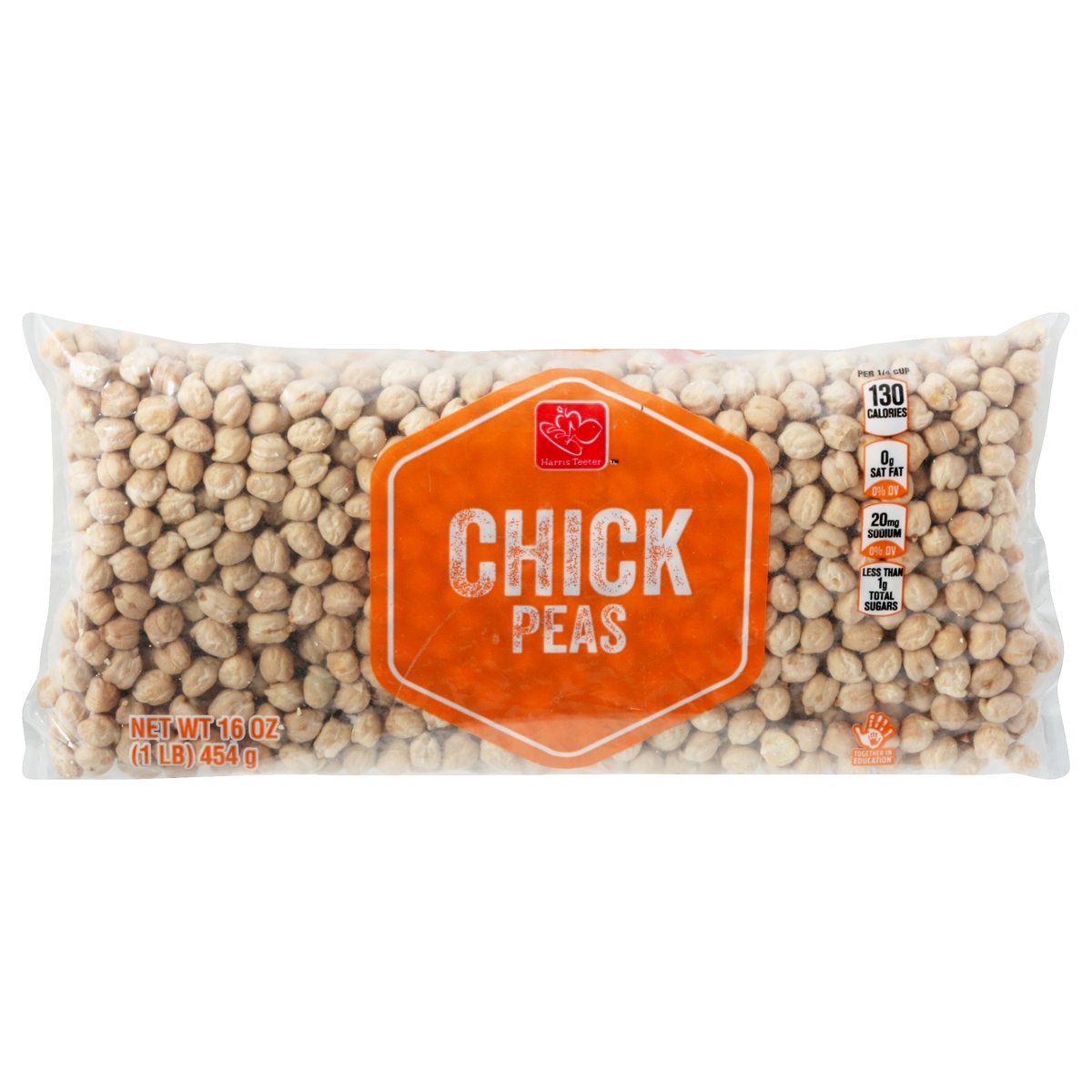 slide 1 of 1, Harris Teeter Chick Peas, 16 oz