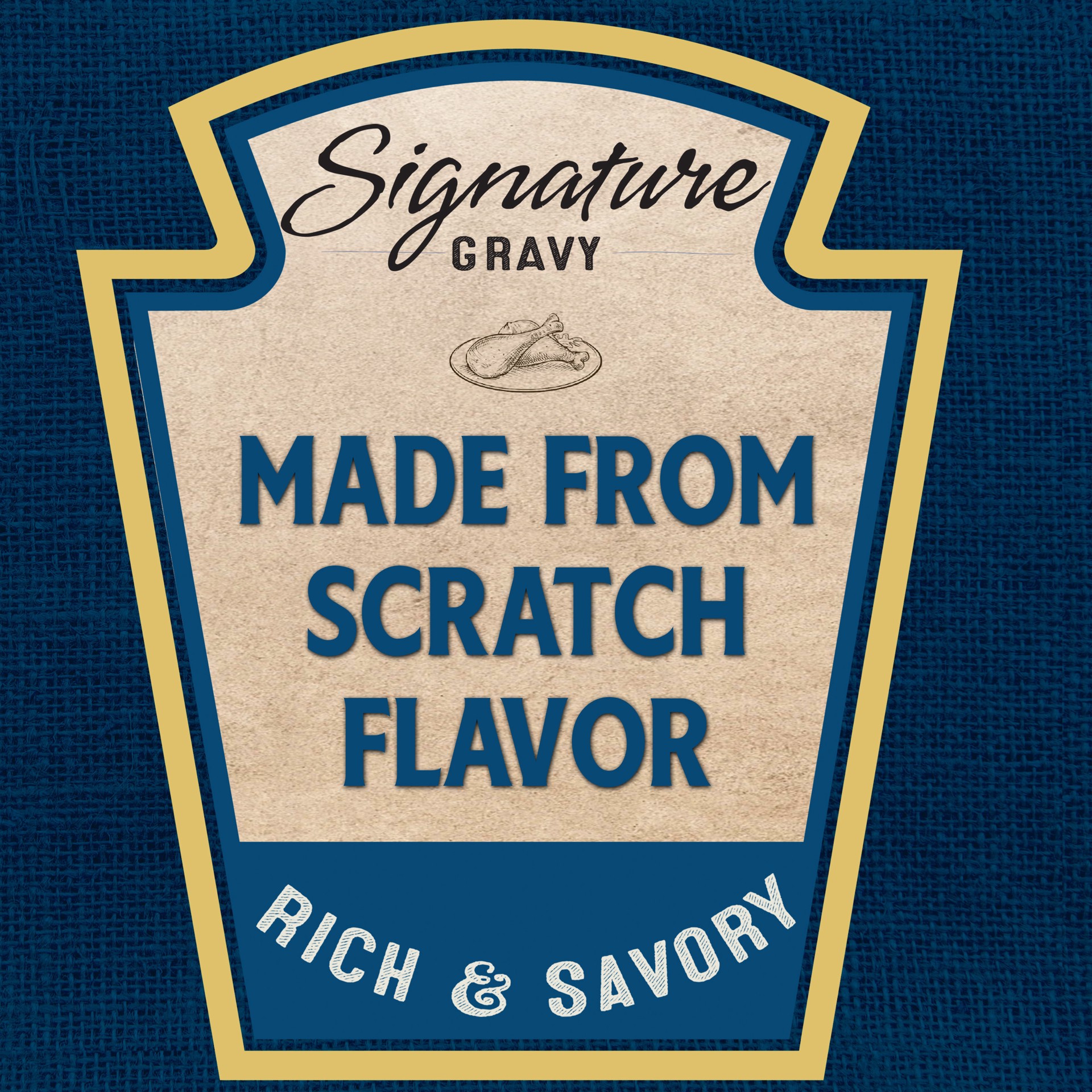 slide 3 of 5, Heinz Signature Rich & Savory Gravy with Real Roasted Chicken, 12 oz Jar, 12 oz