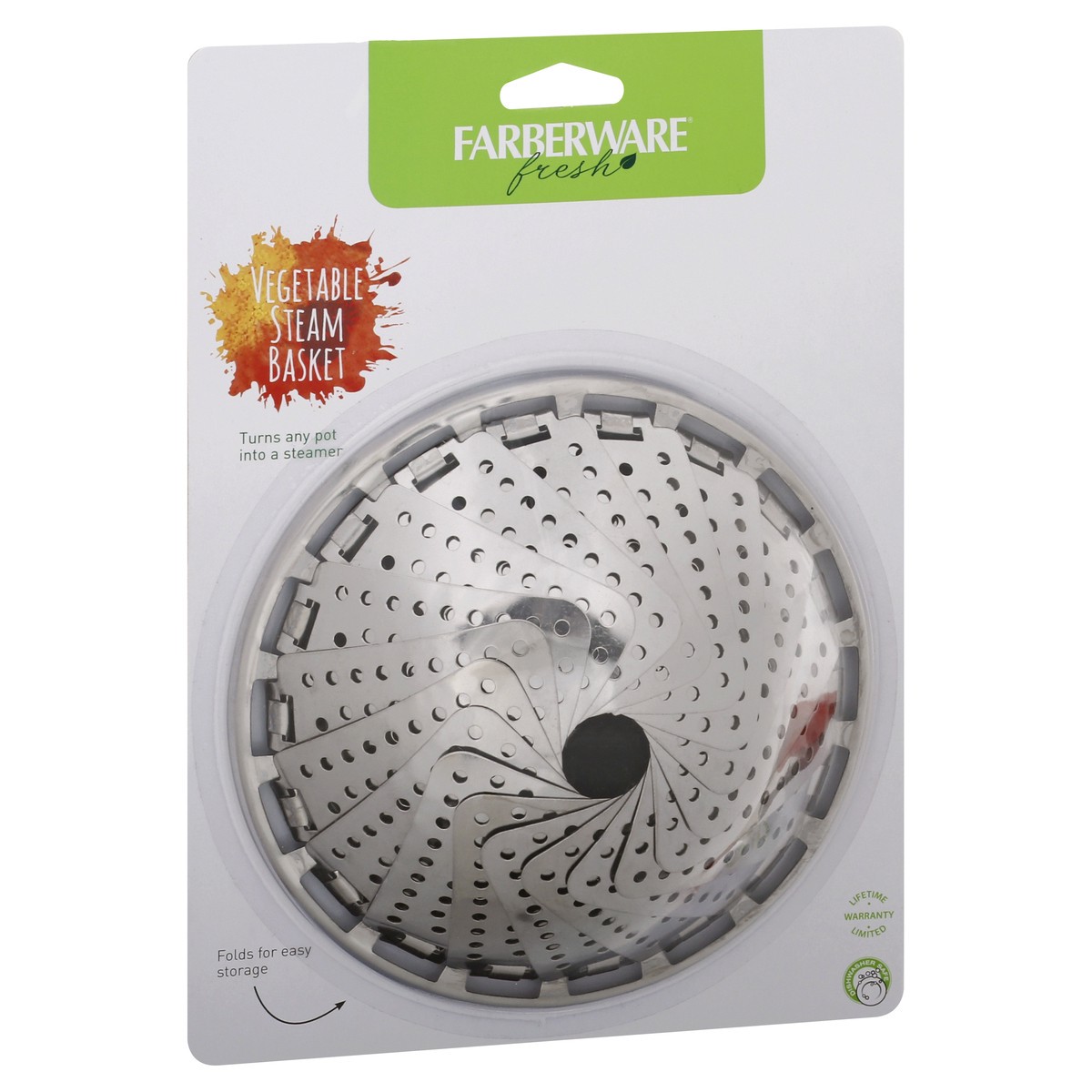 slide 3 of 9, Farberware Fresh Healthy Eating Steamer Basket, 1 ct