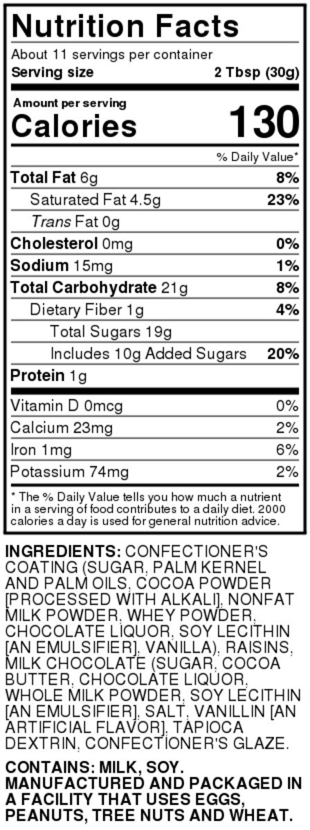 slide 2 of 3, Food Club Chocolate Covered Raisins, 12 oz