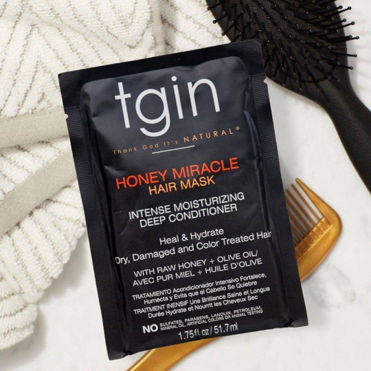 slide 3 of 4, TGIN Honey Miracle Hair Mask Packet - 1.75 fl oz, 1.75 fl oz