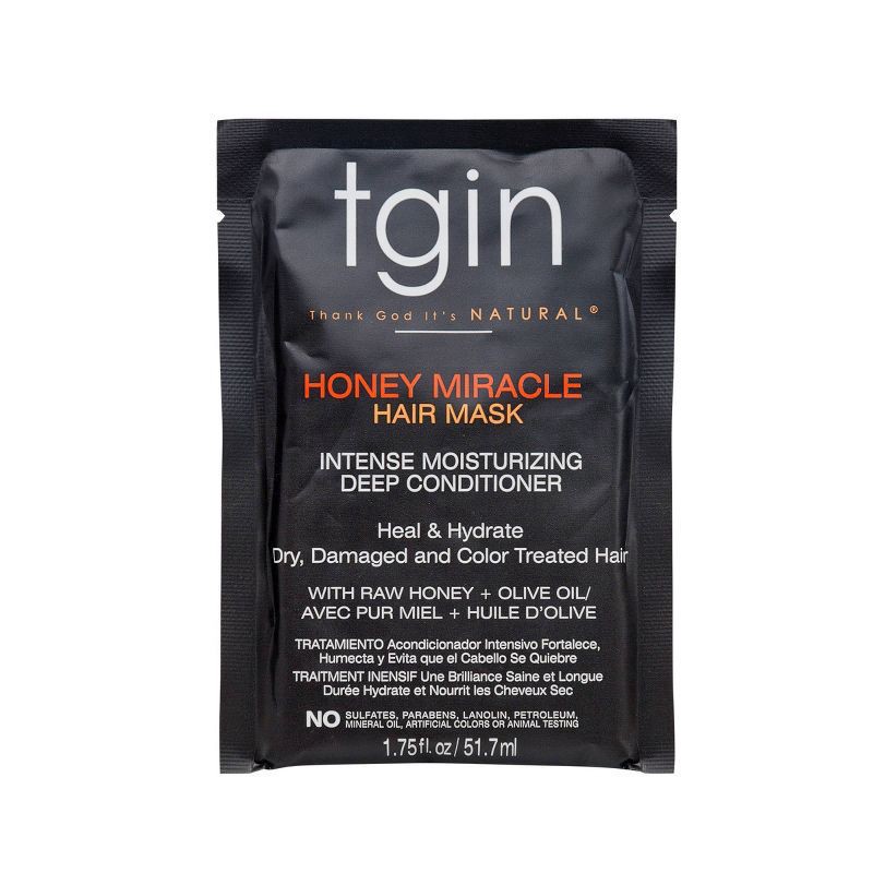 slide 1 of 4, TGIN Honey Miracle Hair Mask Packet - 1.75 fl oz, 1.75 fl oz