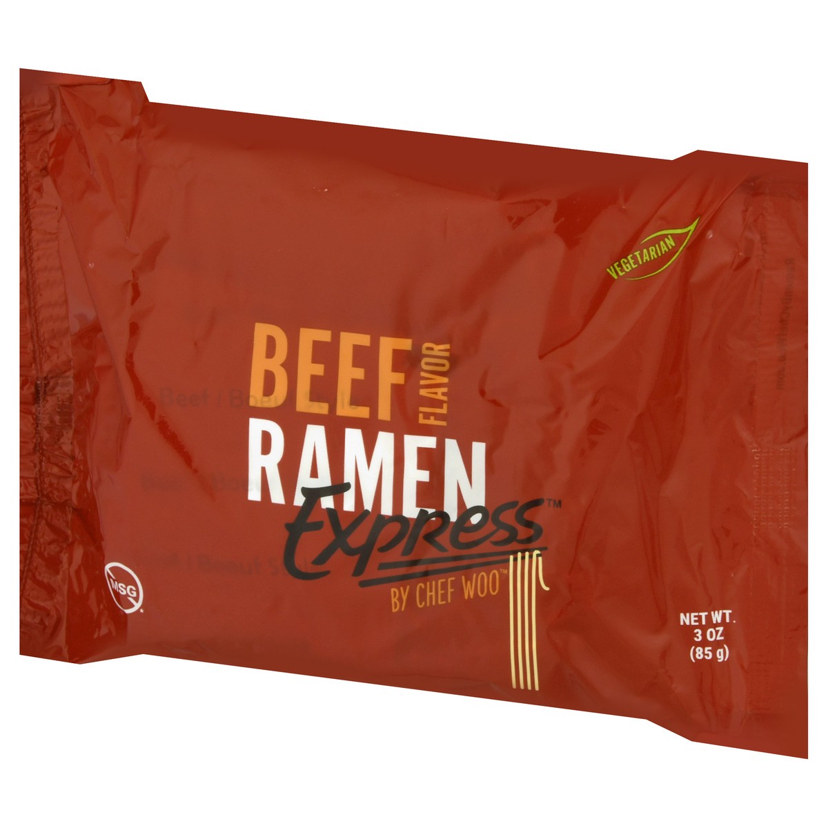 slide 4 of 13, Ramen Express Beef Flavor Ramen 3 oz, 3 oz