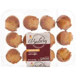 Giant Bakery Banana Nut Mini Muffins - 12 ct