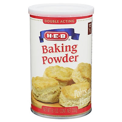slide 1 of 1, H-E-B Baking Powder, 8.1 oz