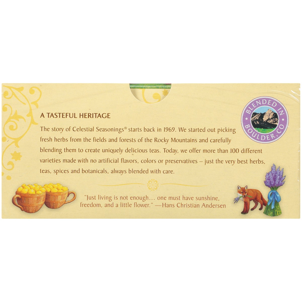 slide 7 of 10, Celestial Seasonings Lemon Lavender Lane Caffeine Free Herbal Tea Bags 20 ct Box, 1.1 oz