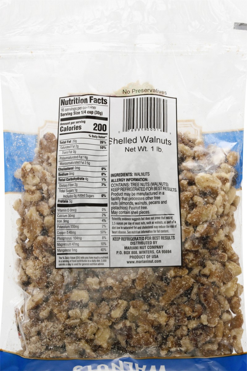 slide 7 of 13, Mariani Premium Walnuts 16 oz, 16 oz