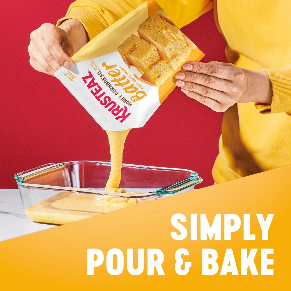 slide 2 of 6, Krusteaz Refrigerated Honey Cornbread Batter, 18 oz