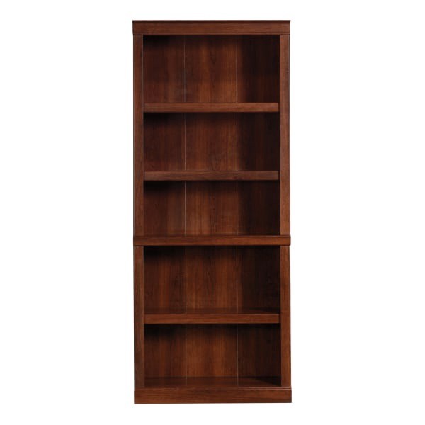 slide 2 of 10, Realspace 72"H 5-Shelf Bookcase, Mulled Cherry, 1 ct