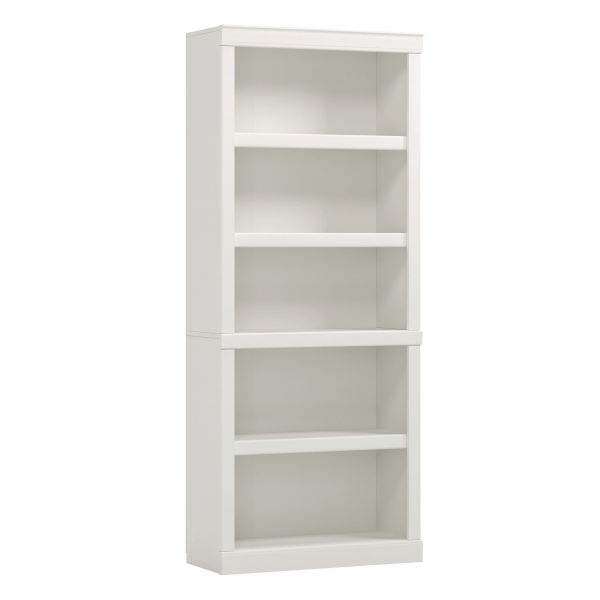 slide 7 of 7, Realspace 72"H 5-Shelf Bookcase, Arctic White, 1 ct
